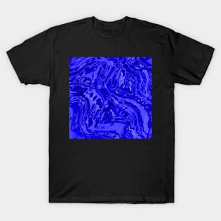 Bright Blue Psychedelic T-Shirt